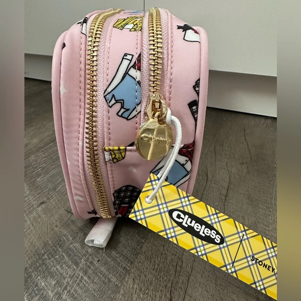 NWT Stoney Clover Lane Clueless Double Zip Pouch - Picture 3 of 11